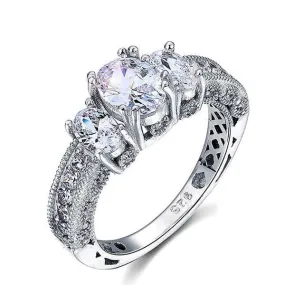 2 Carat Vintage Style Ring