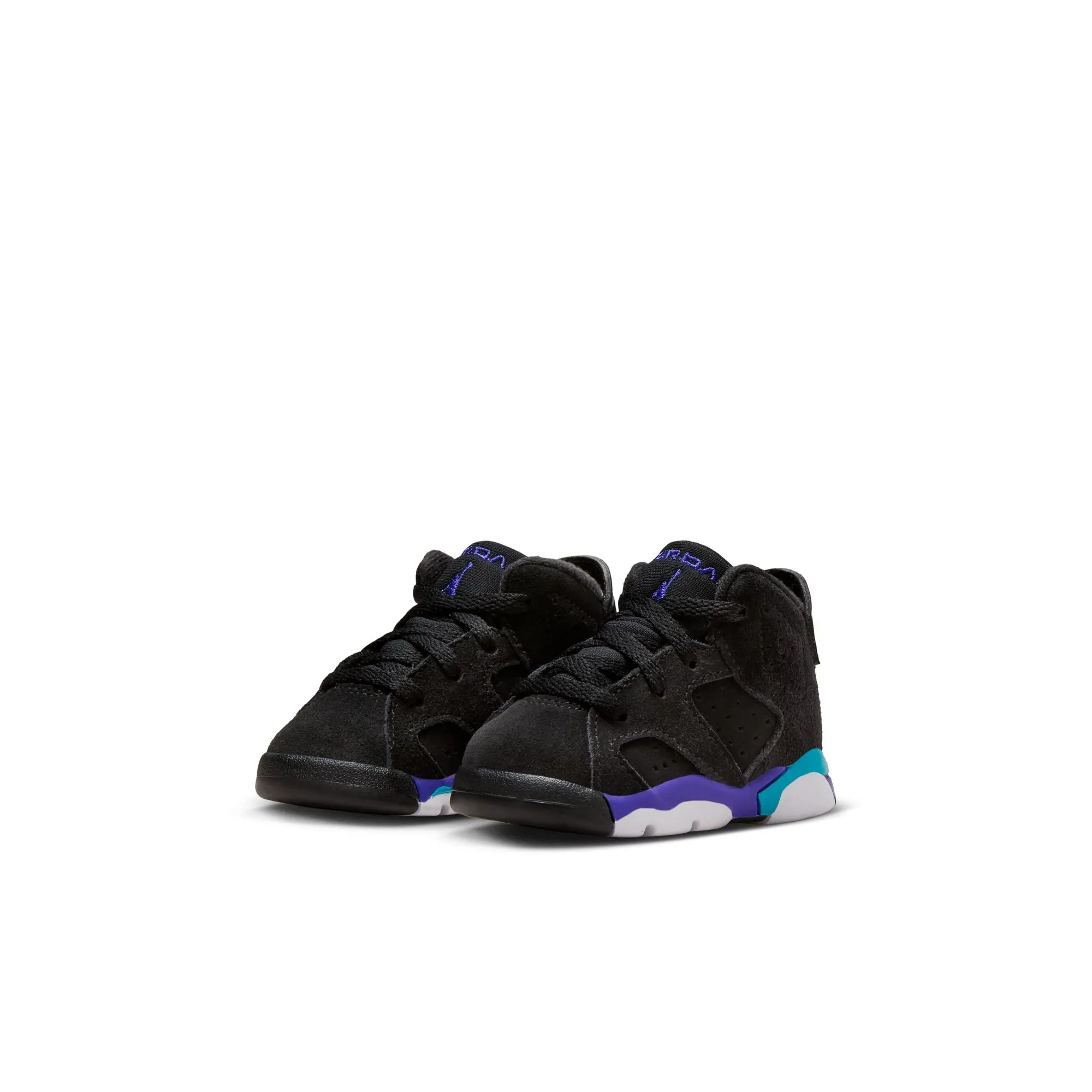 AIR JORDAN JORDAN 6 RETRO TD - BLACK/BRIGHT CONCORD-AQUATONE