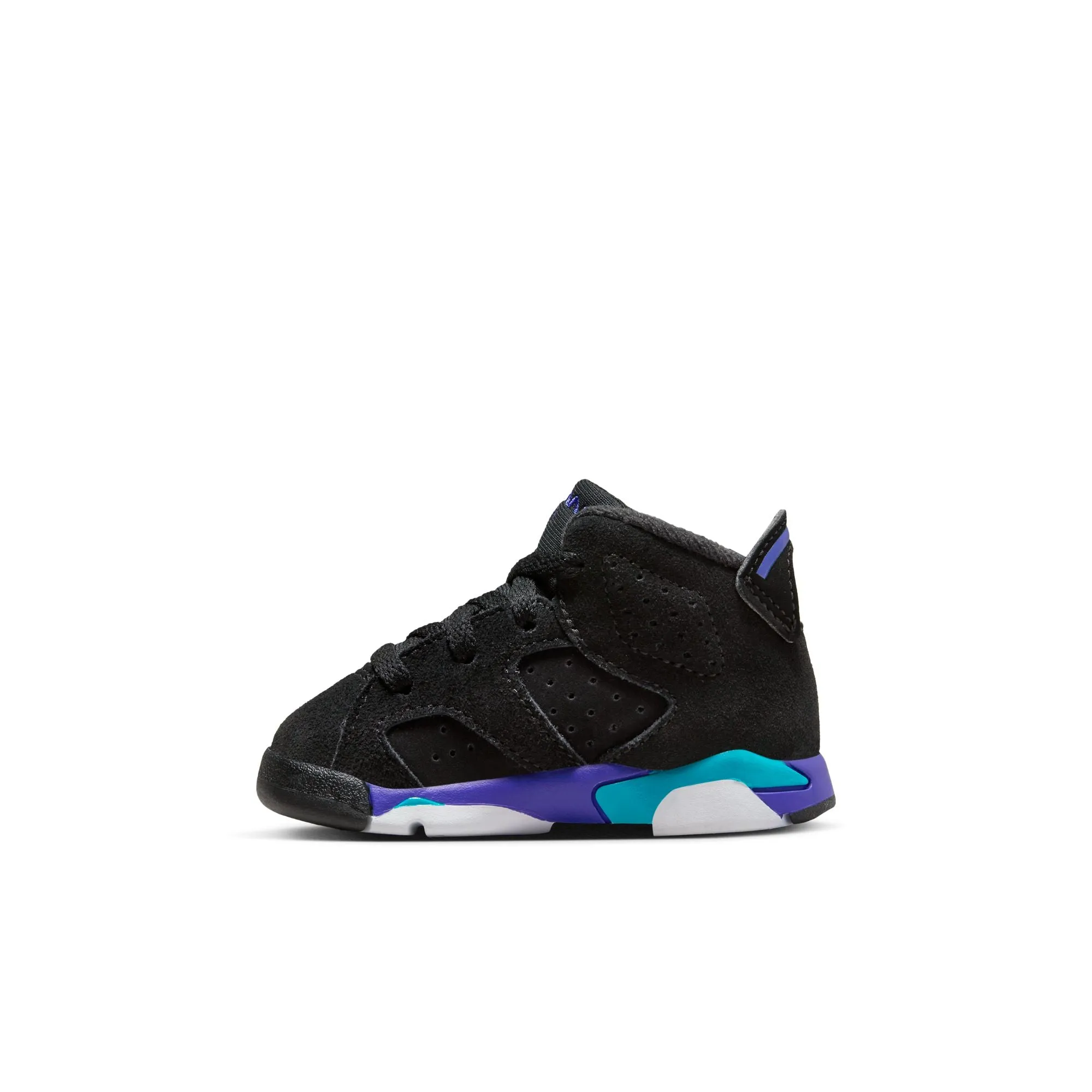 AIR JORDAN JORDAN 6 RETRO TD - BLACK/BRIGHT CONCORD-AQUATONE