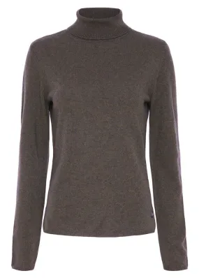 BTF CPH Cashmere Turtleneck - Brown Melange