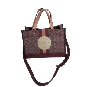 Coach Dempsey Signature Jacquard Carryall Tote | Pre Loved |