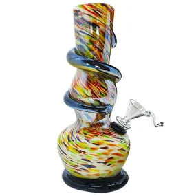 Colour glass bong 25 cm