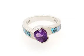 Contemporary David Rosales Amethyst Ring