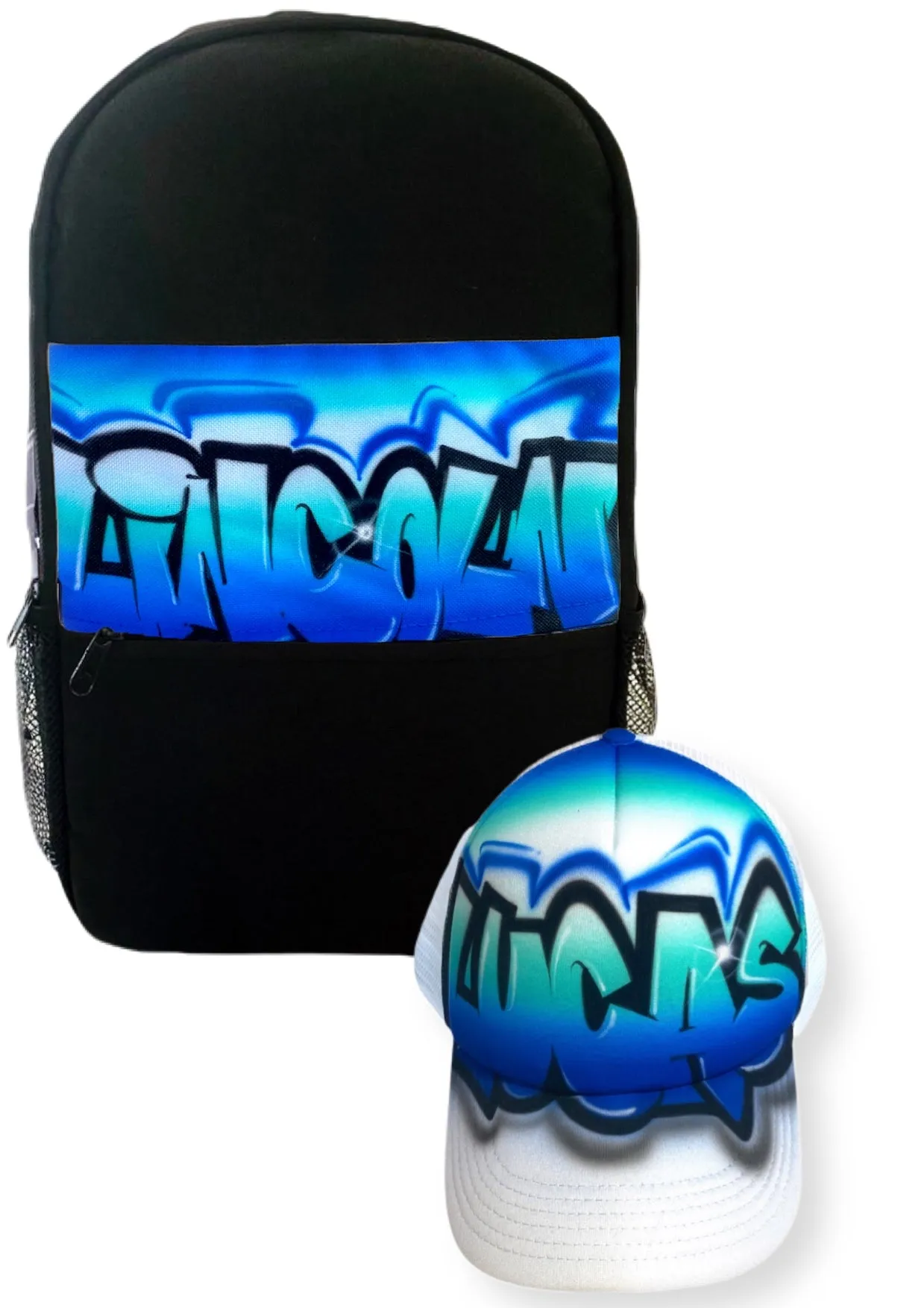 Graff Fade Backpack and Cap Combo (14)