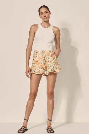 Kivari - Everly Shorts - White Floral *FINAL SALE