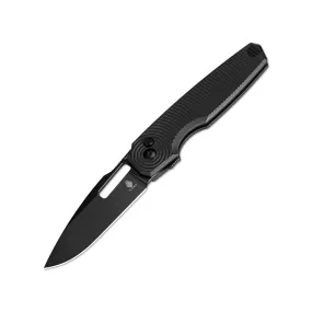 Kizer Dogfish 154CM Blade Button Lock Aluminium Handle V3640C1 (3.15 Black)