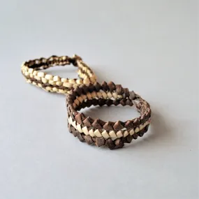 Shalateen Handmade braided leather bracelet